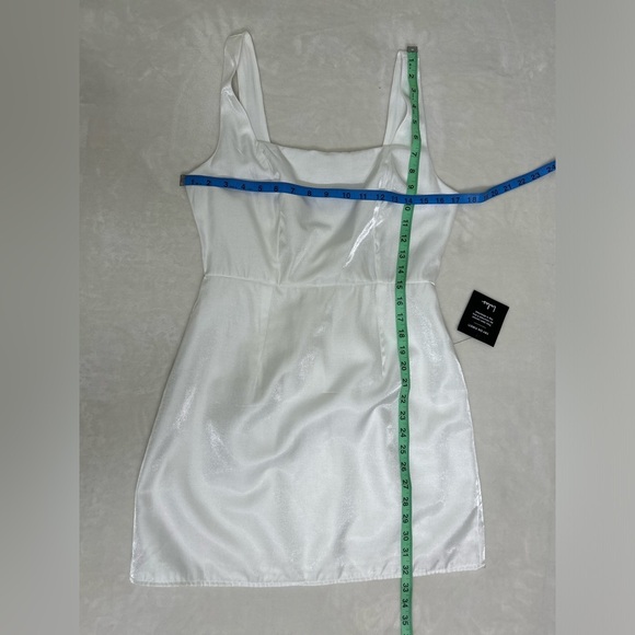 Lulu's White Square Neck Sleeveless Mini Dress - Picture 8 of 13